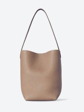 FASHION BAGS Leather Tote Bag, toupe
